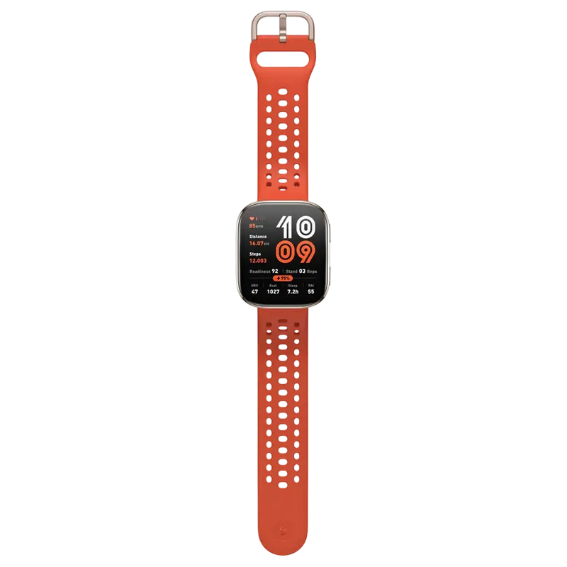 Amazfit Bip 6 Red cu ecran AMOLED și curea roșie [5]