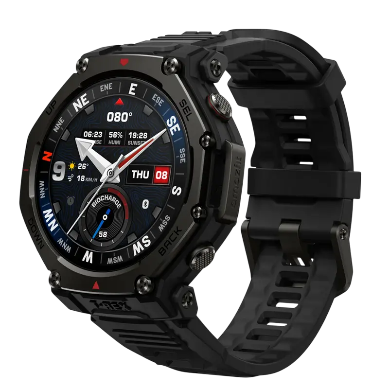 Amazfit T-Rex 3 Pro 48 mm Tactical Black cu ecran AMOLED și ramă din titan [2]