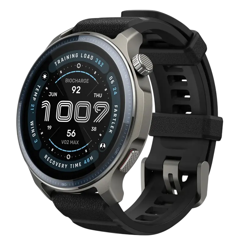 Amazfit Balance 2 Black cu ecran AMOLED și sticlă din safir [2]