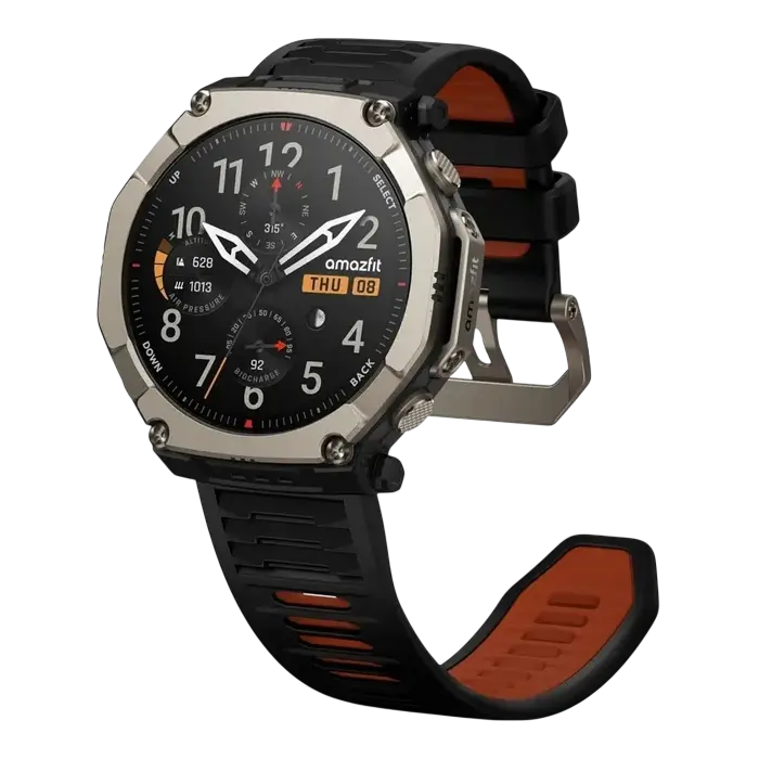 Amazfit T-Rex Ultra 2 51 mm Black Magma cu titan grad 5 și ecran AMOLED [2]