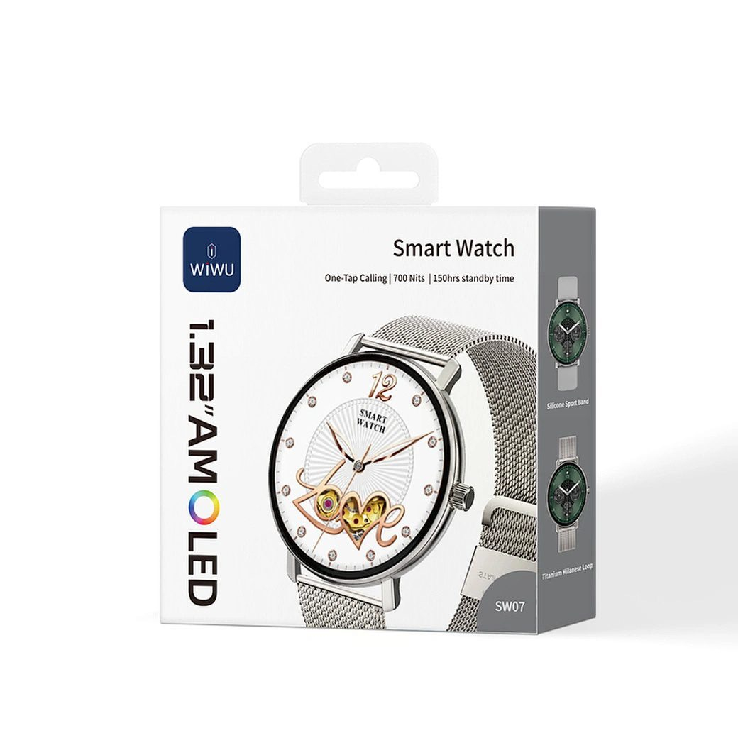 Ceas smart WiWu SW07 cu ecran AMOLED și apeluri Bluetooth [2]