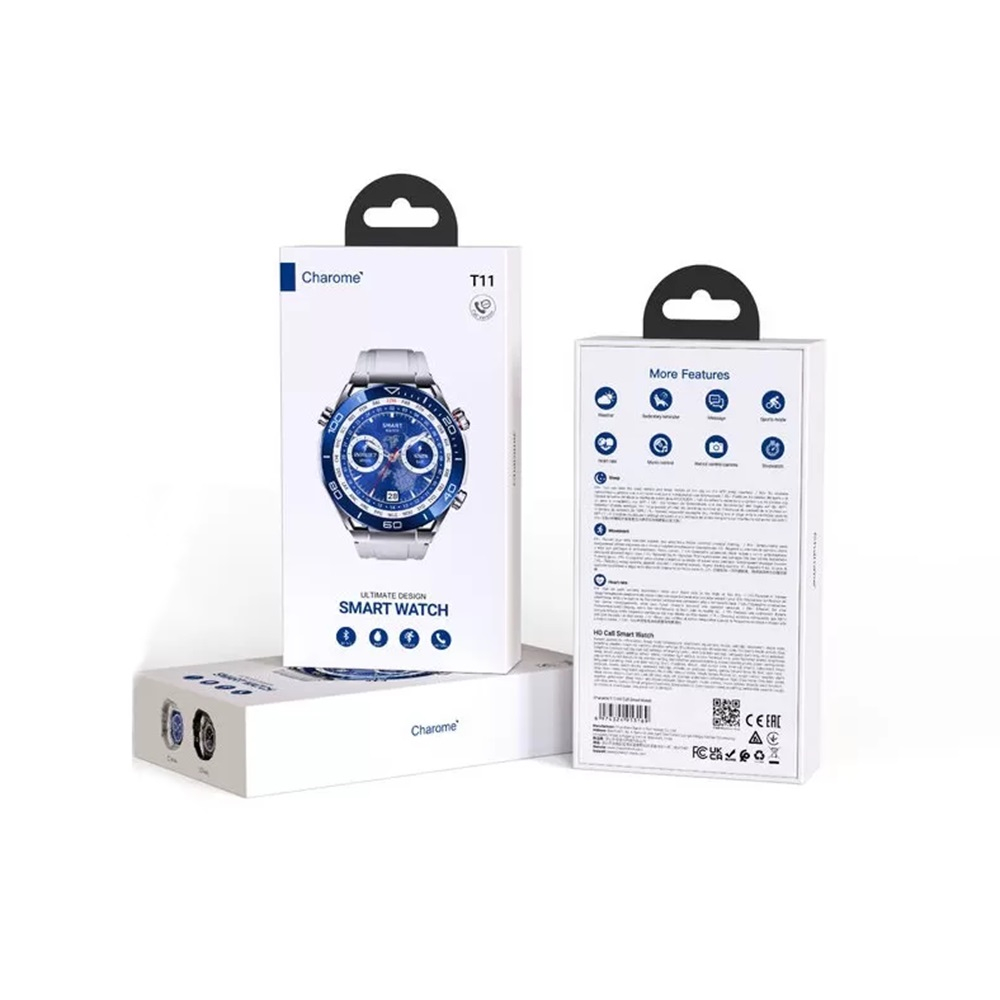 Charome T11 Silver – Smartwatch elegant pentru activitățile zilnice [3]