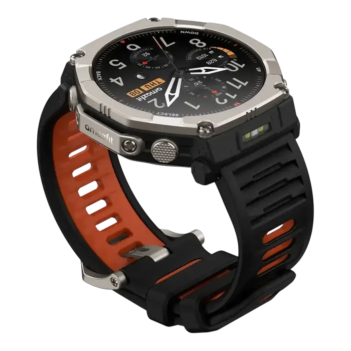 Amazfit T-Rex Ultra 2 51 mm Black Magma cu titan grad 5 și ecran AMOLED [6]