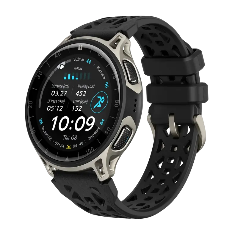 Amazfit Cheetah 2 Pro 48 mm din titan cu ecran AMOLED și curea neagră [2]