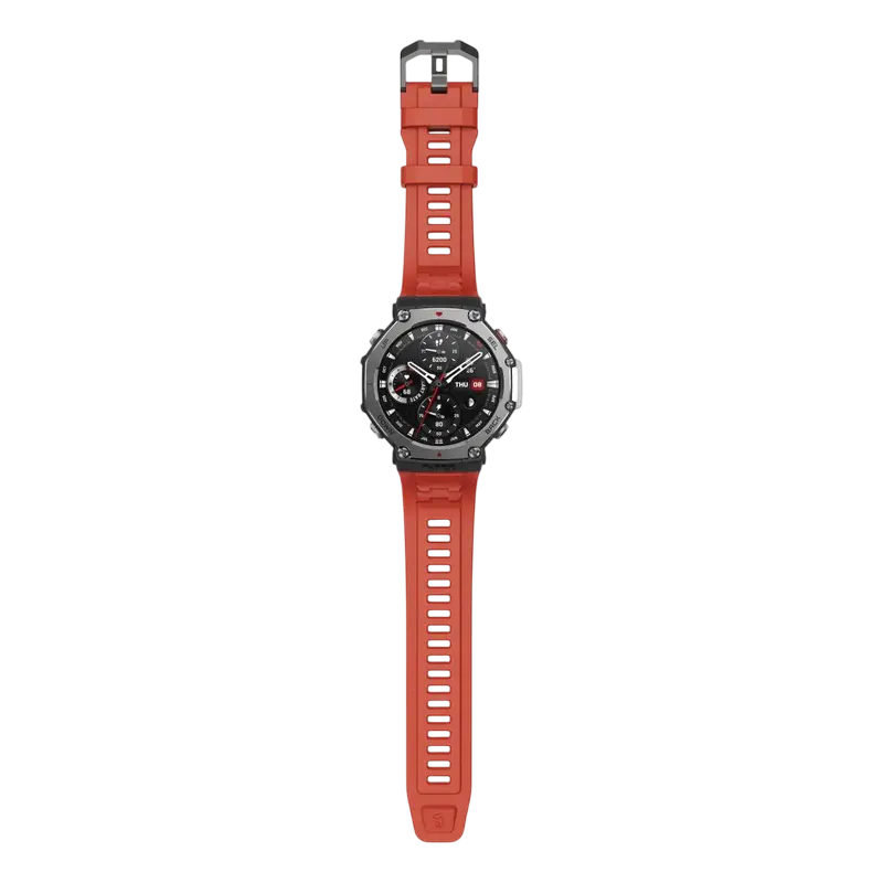 Amazfit T-Rex 3 Lava cu ecran AMOLED și curea portocalie [6]