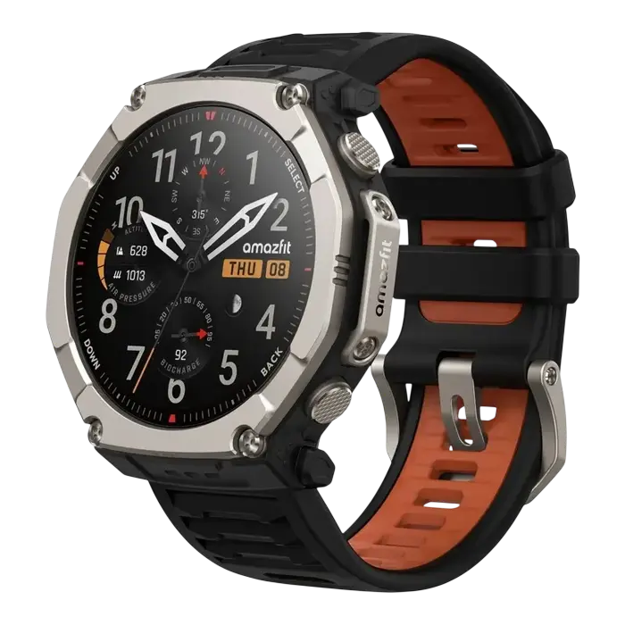 Amazfit T-Rex Ultra 2 51 mm Black Magma cu titan grad 5 și ecran AMOLED [3]