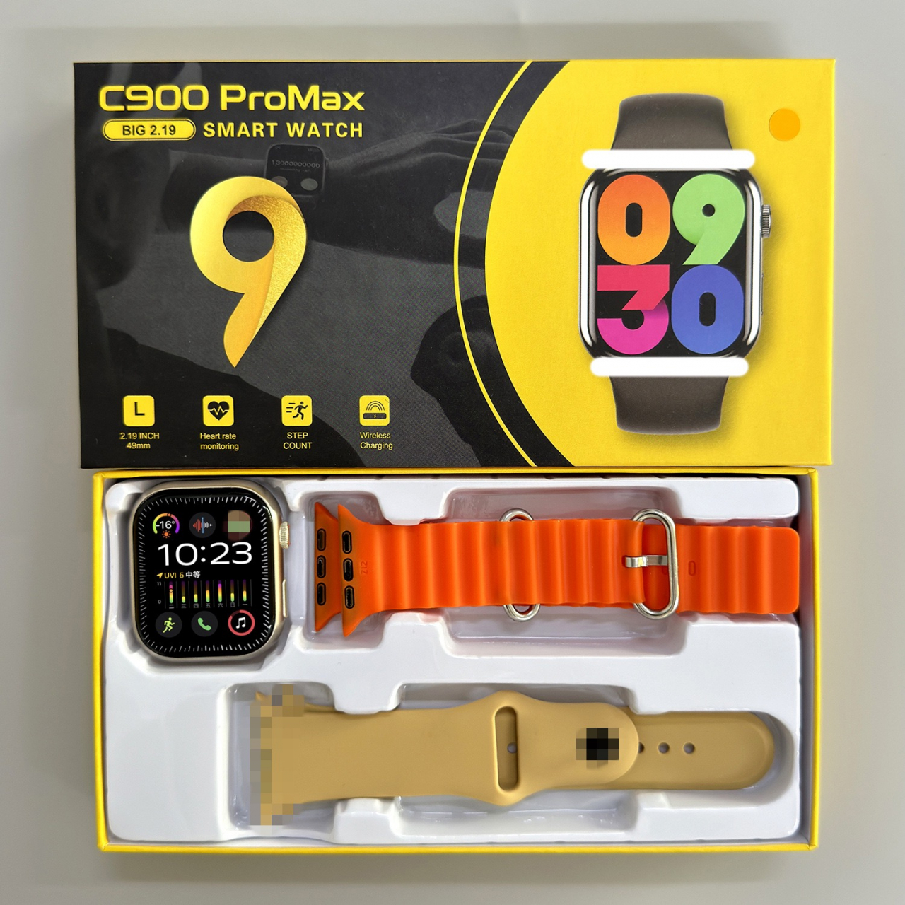 C900 Pro Max – Smartwatch premium cu funcții fitness și notificări inteligente [3]