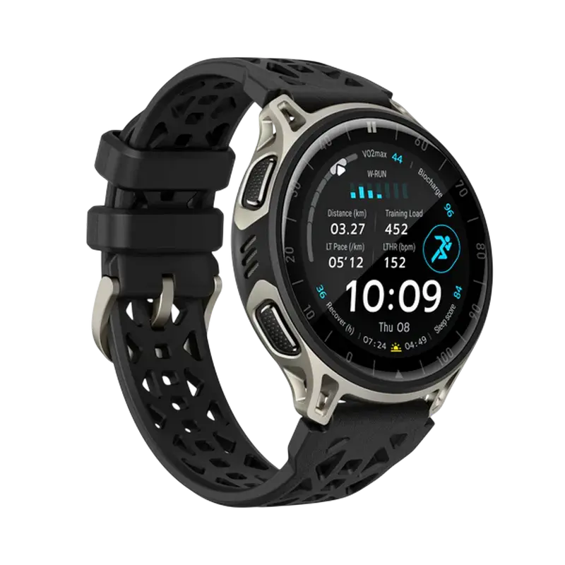Amazfit Cheetah 2 Pro 48 mm din titan cu ecran AMOLED și curea neagră [4]