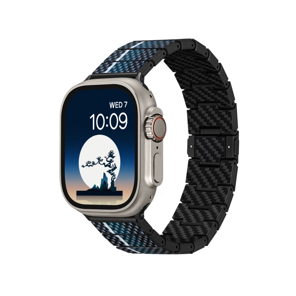 PITAKA Carbon Fiber Moon – Cureaua premium pentru Apple Watch inspirată de Lună [1]