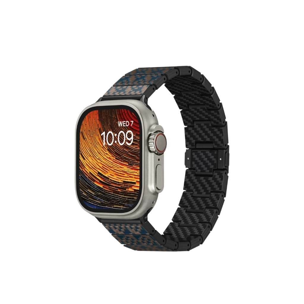 PITAKA Carbon Fiber Band Stairs – Cureaua reglabilă premium pentru toate modelele Apple Watch [1]