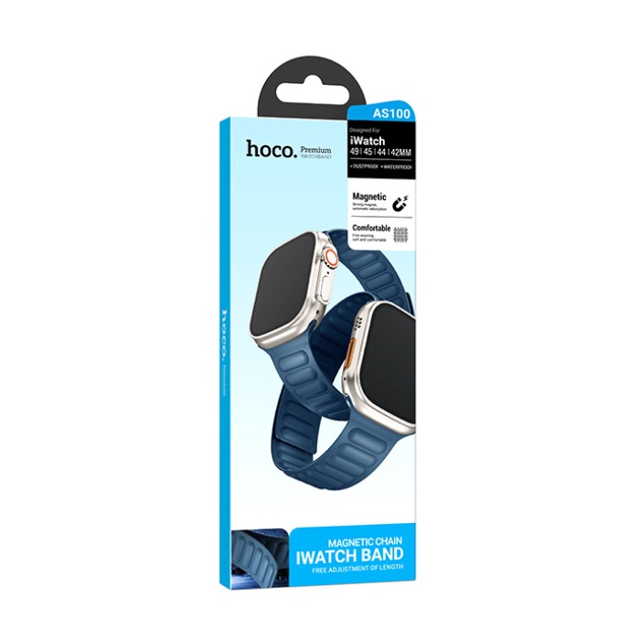 Hoco AS100 42/44/45/49mm – Премиальный тканевый ремешок для Apple Watch [3]