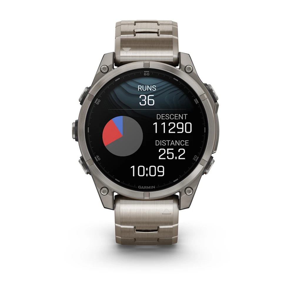 Garmin fēnix 8 Sapphire 47 mm – titan, safir, 10 ATM, autonomie 16 zile [10]