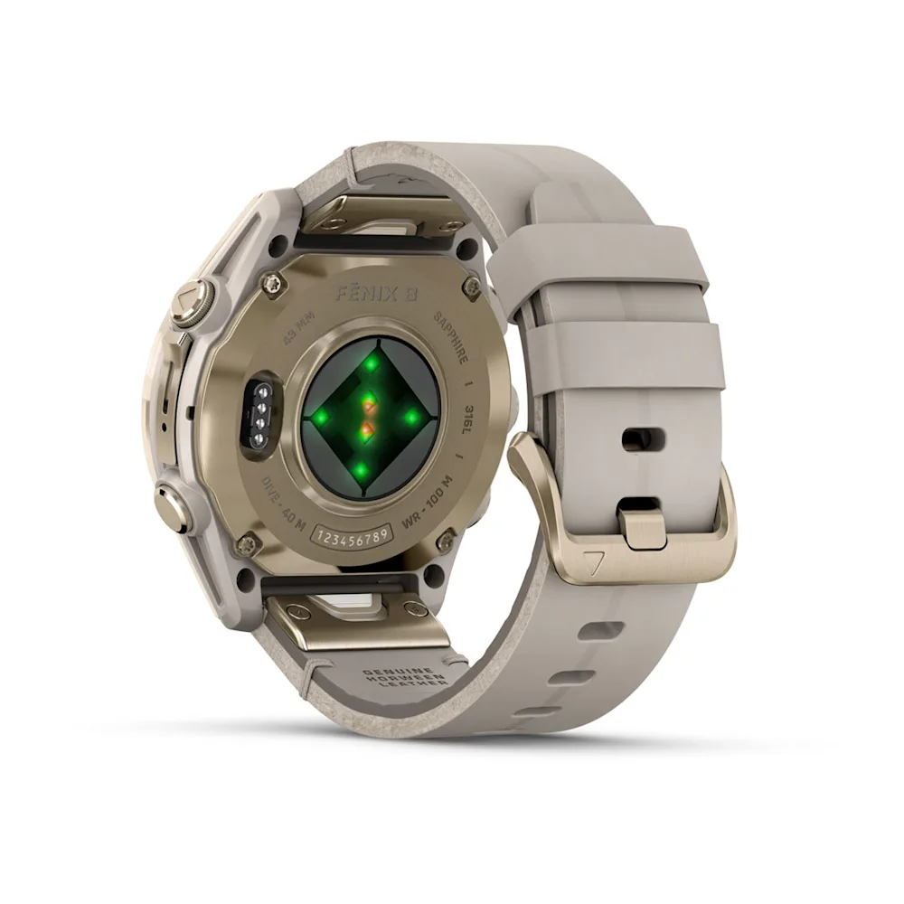 Garmin fēnix® 8 Sapphire – Titan + Safir + Piele + Silicon + autonomie 10 zile [4]