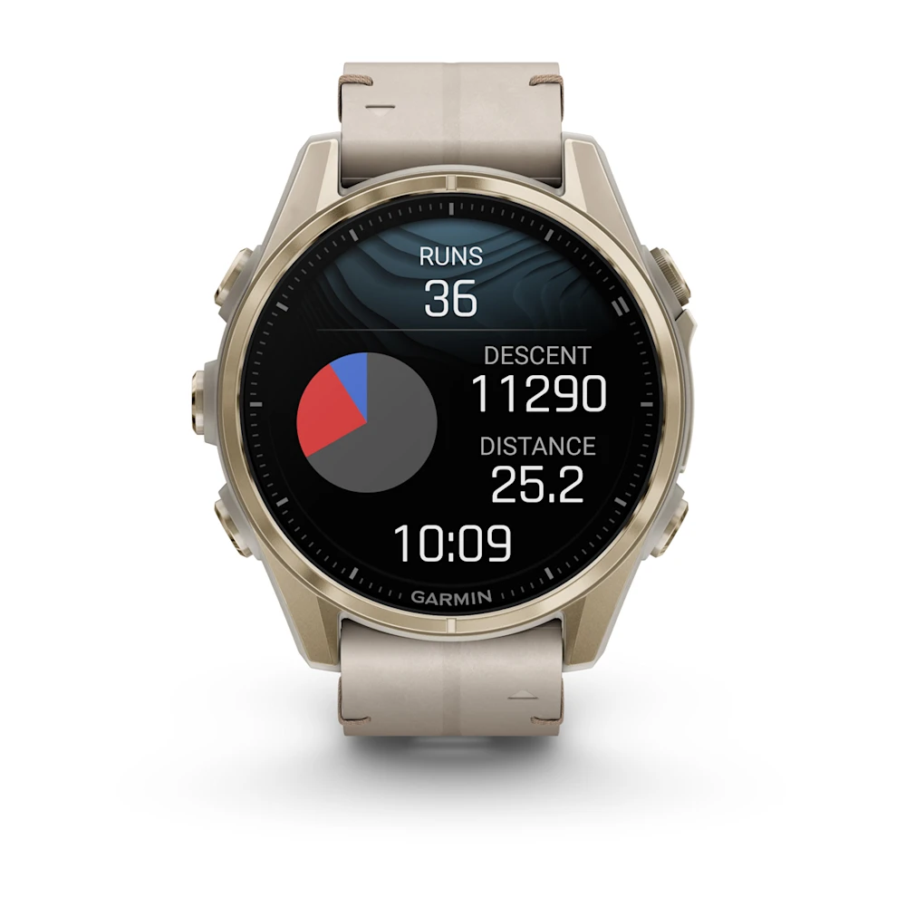 Garmin fēnix® 8 Sapphire – Titan + Safir + Piele + Silicon + autonomie 10 zile [10]