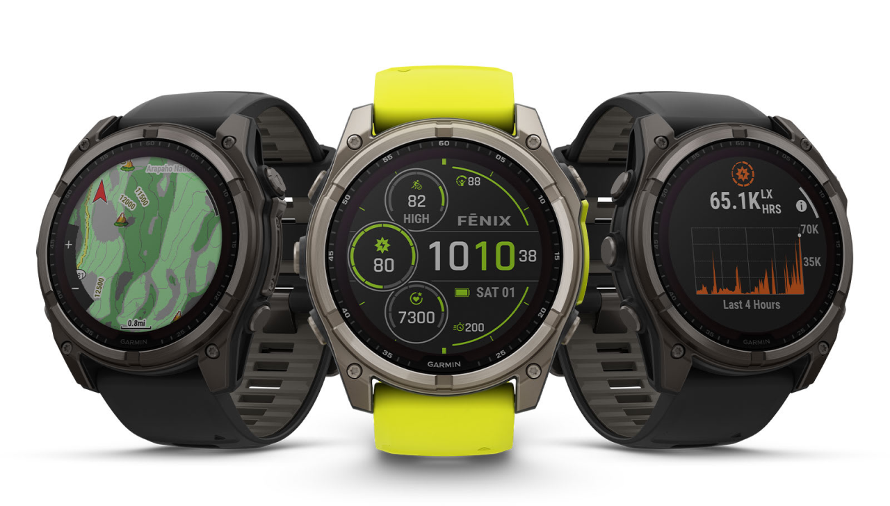 Garmin fēnix 8 Solar Sapphire 51 мм – титан, сапфир, 10 ATM, автономность 30–48 дней [14]