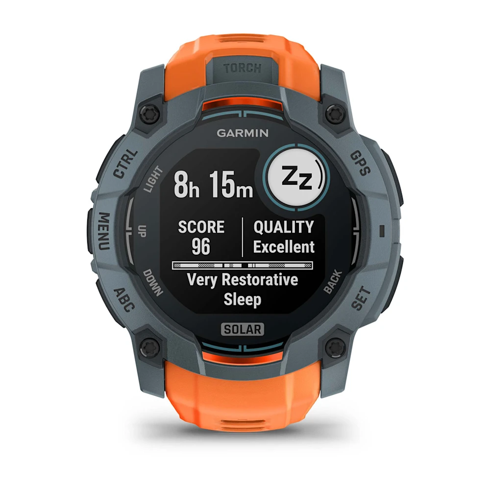 Garmin Instinct 3 Solar 50 mm – Power Glass, 10 ATM, lanternă LED, autonomie extinsă [7]