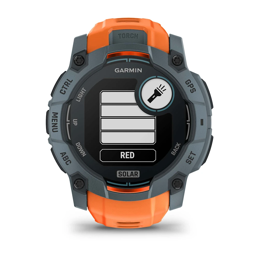 Garmin Instinct 3 Solar 50 mm – Power Glass, 10 ATM, lanternă LED, autonomie extinsă [13]
