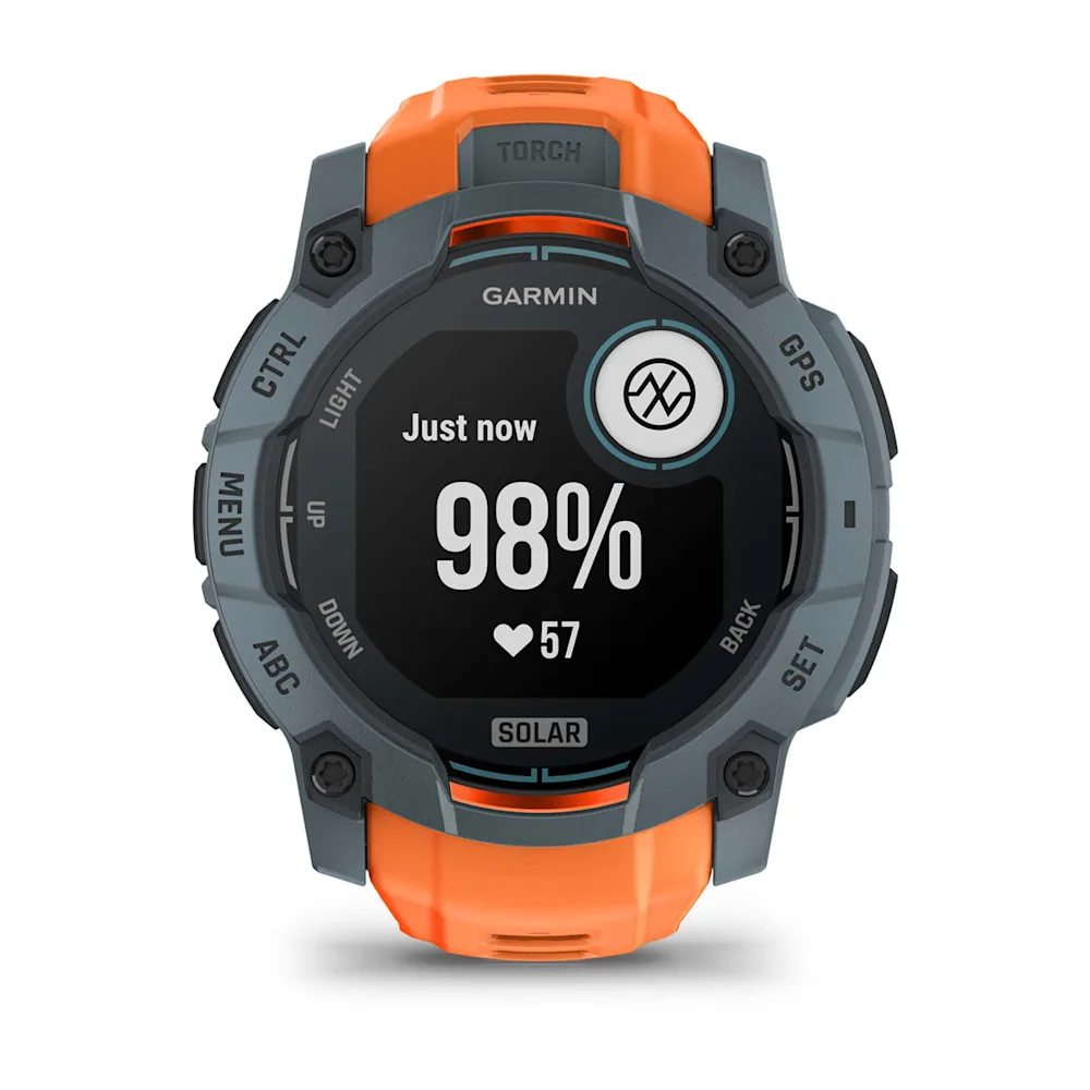 Garmin Instinct 3 Solar 50 mm – Power Glass, 10 ATM, lanternă LED, autonomie extinsă [15]