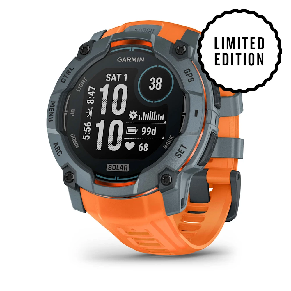 Garmin Instinct 3 Solar 50 mm – Power Glass, 10 ATM, lanternă LED, autonomie extinsă [2]