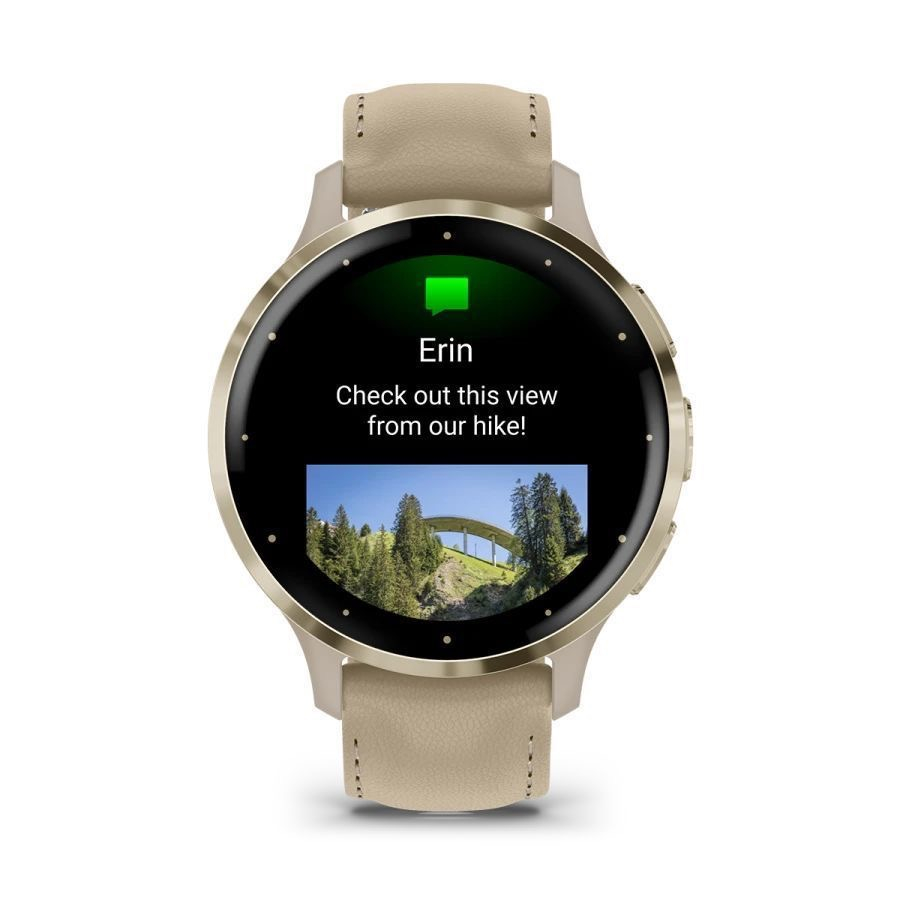 Garmin Venu 3S – Ceas premium cu cureaua din piele + rate 0% (4–12 luni) [8]