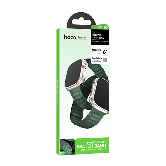 HOCO AS100 38/40/41mm – Brățară premium din material textil pentru Apple Watch [3]