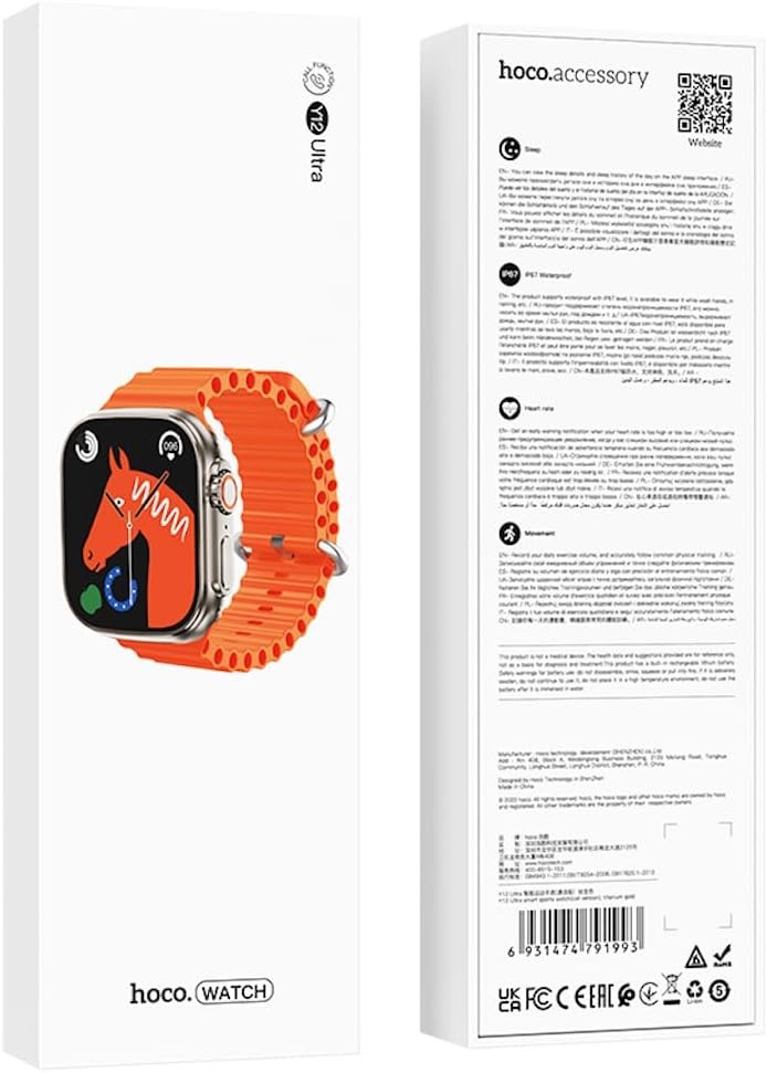 Hoco Y12 Ultra Smart Watch – Performanță premium pentru orice provocare [5]