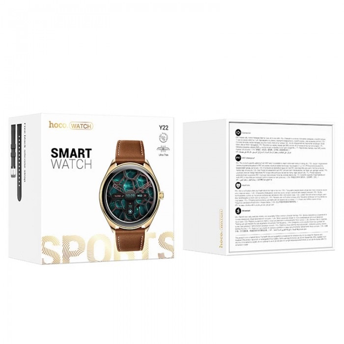 Hoco Y22  – Ceas inteligent sportiv cu ecran AMOLED și funcție de apeluri [4]