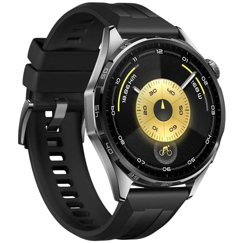 Huawei Watch GT 6 46 mm negru cu ecran AMOLED și curea sport [6]