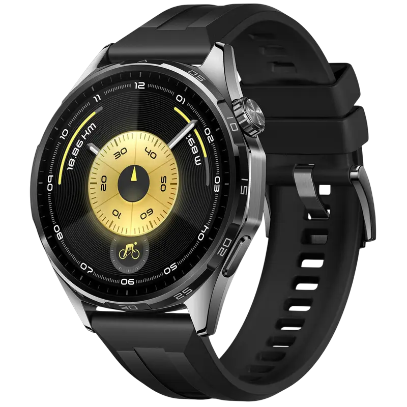Huawei Watch GT 6 46 mm negru cu ecran AMOLED și curea sport [2]
