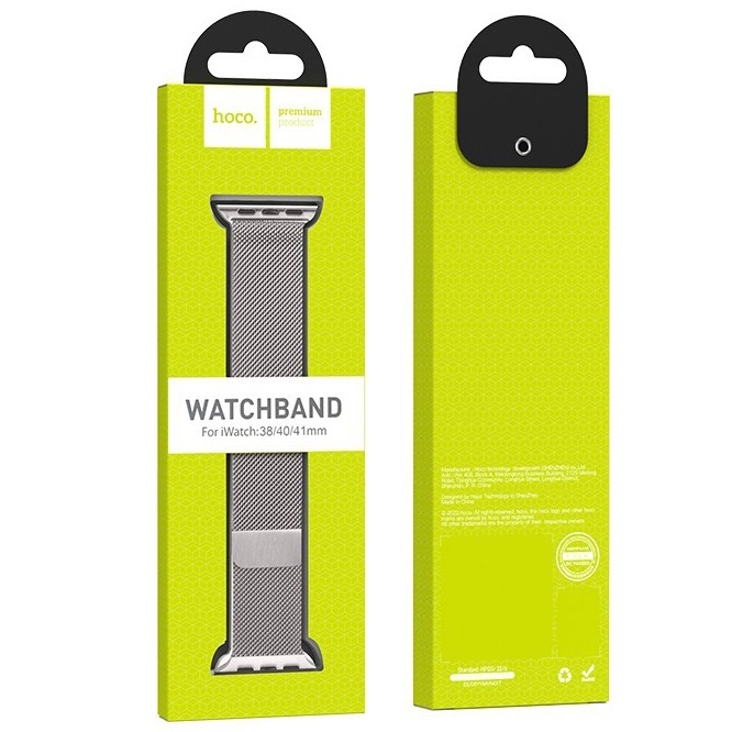 Hoco iWatch WA03 38/40/41mm – Brățară metalică premium pentru Apple Watch [6]