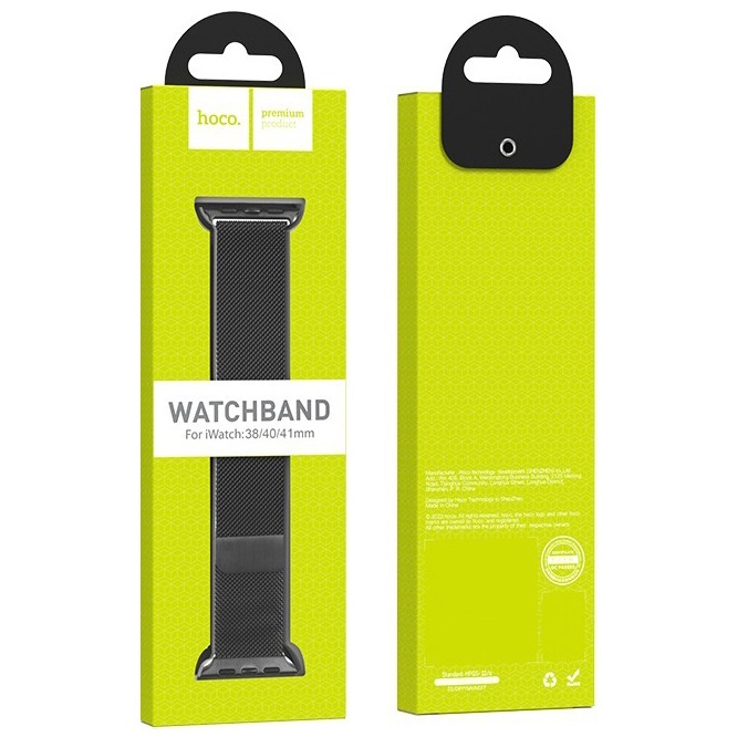 Hoco iWatch WA03 38/40/41mm – Brățară metalică premium pentru Apple Watch [6]