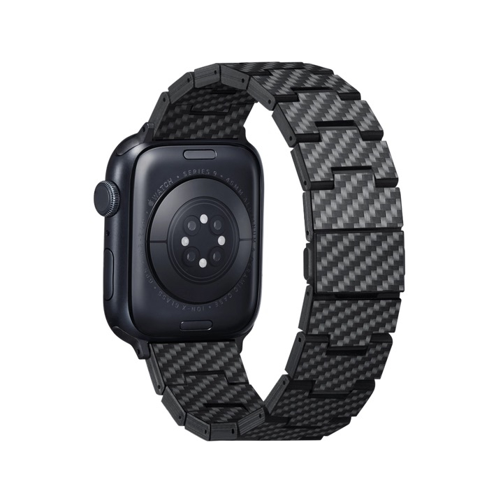 PITAKA Carbon Fiber Retro Band – Cureaua premium retro pentru Apple Watch [2]