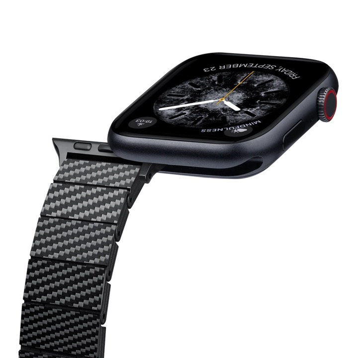 PITAKA Carbon Fiber Band Modern– Cureaua premium din fibră de carbon pentru Apple Watch [5]