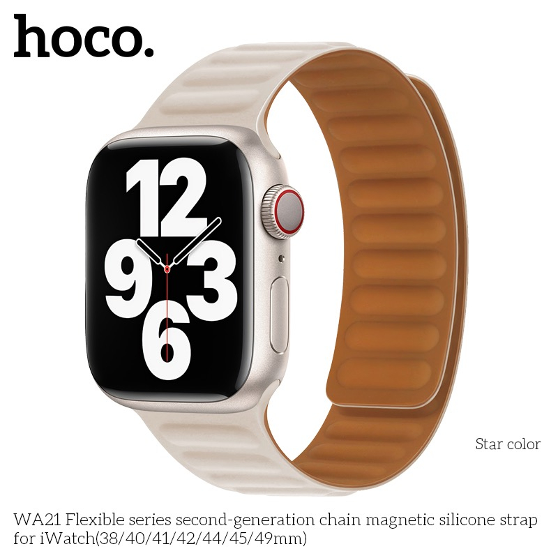 Hoco iWatch WA21 42/44/45/49mm – Премиальный спортивный силиконовый ремешок для Apple Watch [1]