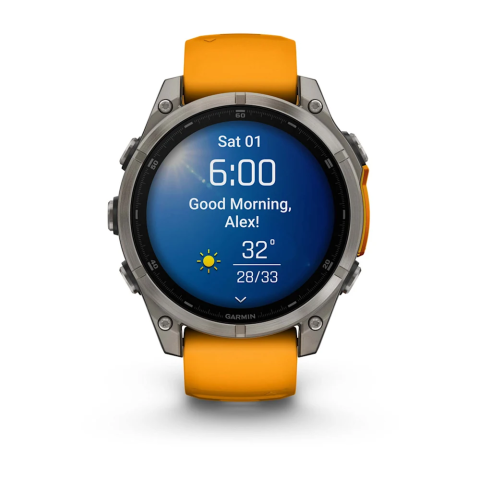Garmin fēnix 8 47 mm – AMOLED safir, titan, 10 ATM, autonomie 16 zile [12]