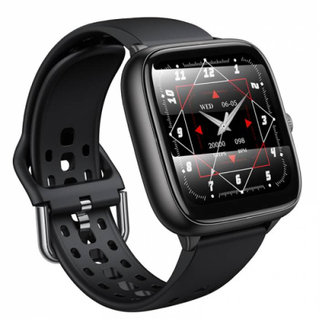Ceasuri inteligente pentru bărbați - Hoco Y36 Black și Silver cu ecran TFT rotund de 1,72 inch