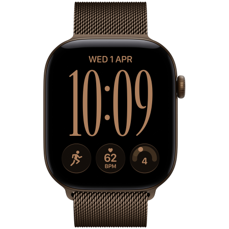 Ceasuri inteligente pentru bărbați - Apple Watch Series 12 GPS, disponibil în 42 mm și 46 mm