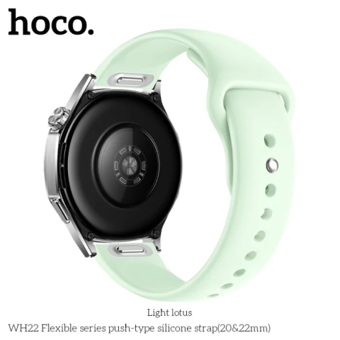 Xiaomi/Huawei/Hoco - Hoco WH22 Flexible Series curea silicon universală 20 mm și 22 mm pentru smartwatch