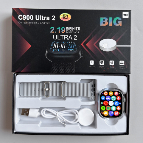 C900 Ultra 2 – Smartwatch premium cu funcții fitness și notificări inteligente [2]