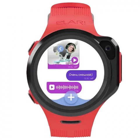 Умные часы для детей - Elari KidPhone 4GR – Умные часы с GPS и видеозвонками для детей