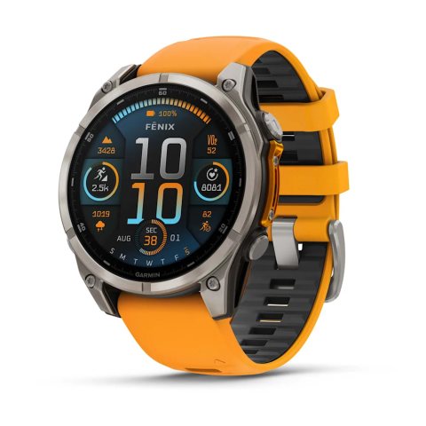 Garmin fēnix 8 47 mm – AMOLED safir, titan, 10 ATM, autonomie 16 zile [1]