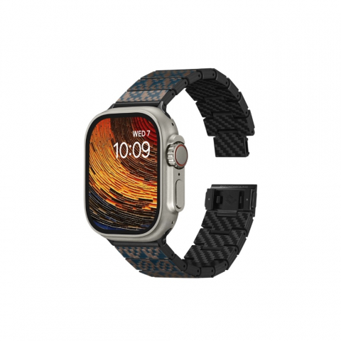 PITAKA Carbon Fiber Band Stairs – Cureaua reglabilă premium pentru toate modelele Apple Watch [1]