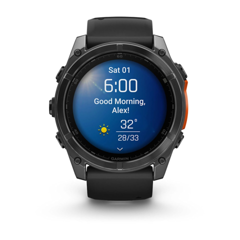 Ceasuri inteligente pentru bărbați - Garmin fēnix 8 51 mm – AMOLED 1,4 inch, 10 ATM, autonomie 29 zile