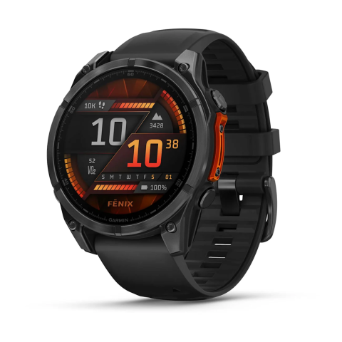 Garmin fēnix 8 47 mm – AMOLED, oțel, 10 ATM, autonomie 16 zile [1]