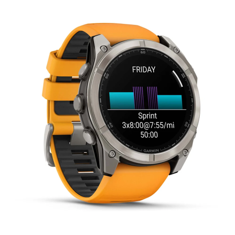 Garmin fēnix 8 Sapphire 51 mm – titan, safir, 10 ATM, autonomie 29 zile [5]