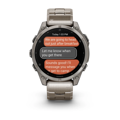 Garmin fēnix 8 Sapphire 47 mm – titan, safir, 10 ATM, autonomie 16 zile [11]