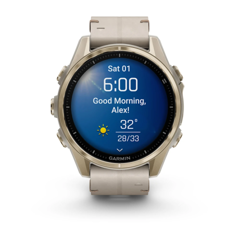 Garmin fēnix® 8 Sapphire – Titan + Safir + Piele + Silicon + autonomie 10 zile [12]