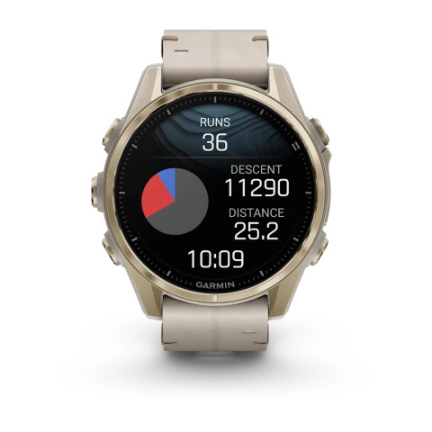 Garmin fēnix® 8 Sapphire – Titan + Safir + Piele + Silicon + autonomie 10 zile [9]