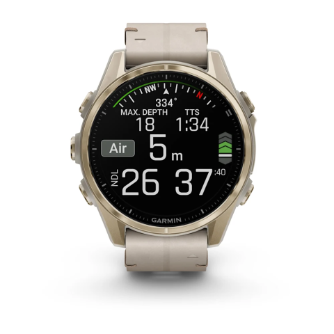 Garmin fēnix® 8 Sapphire – Titan + Safir + Piele + Silicon + autonomie 10 zile [8]