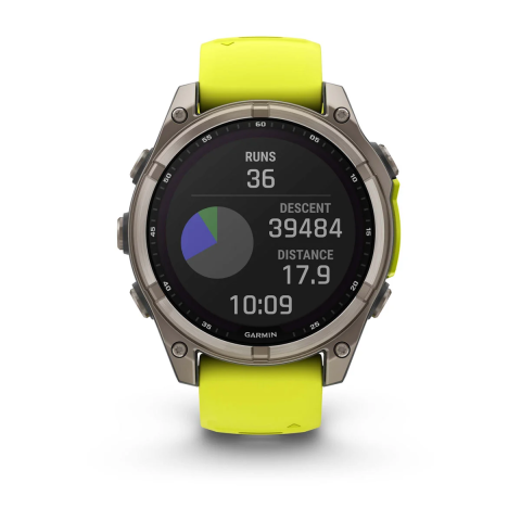 Garmin fēnix 8 Solar Sapphire 47 mm – safir, titan, 10 ATM, autonomie până la 28 zile [7]